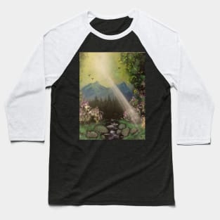 Sun rays in the forest Baseball T-Shirt